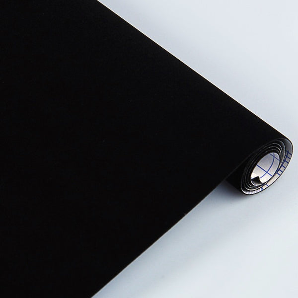 velvet roll - 0. 45 x 1m#colour/size_BLACK 0. 45 X 1M