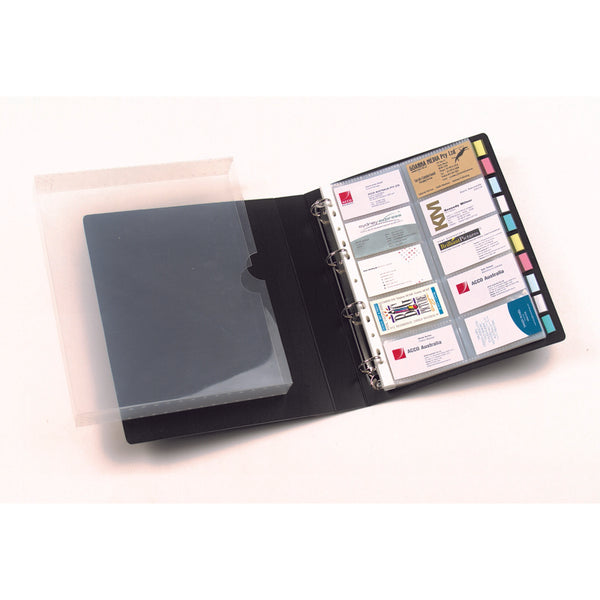 marbig® business card book & case 500 cards