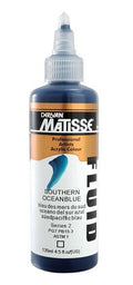 Derivan Matisse Fluid Paints 135ml#Colour_southern ocean blue (S2)