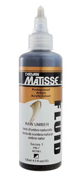 Derivan Matisse Fluid Paints 135ml#Colour_raw umber (S1)