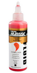 Derivan Matisse Fluid Paints 135ml#Colour_VERMILLION (S3)