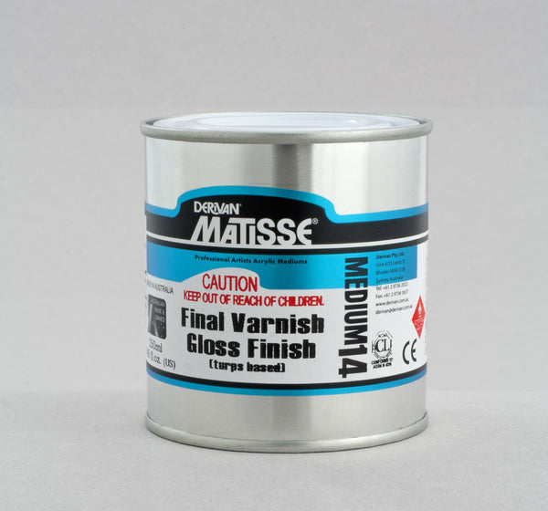 Derivan Matisse MM14 Gloss Varnish Tb#size_250ml