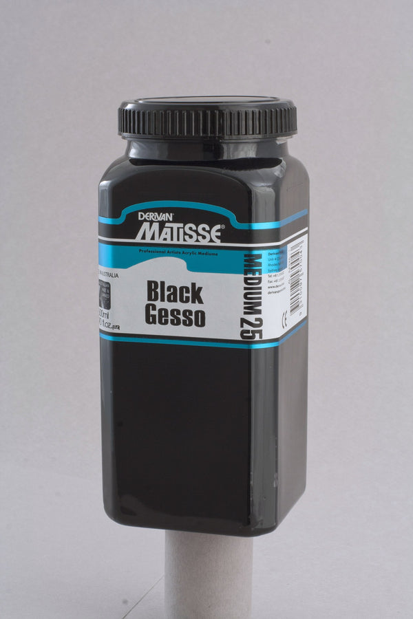 Derivan Matisse MM25 Black Gesso#size_500ML