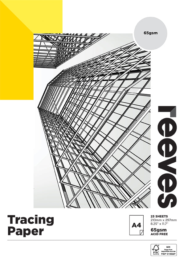 Reeves Tracing Paper Pad 65gsm#size_A4