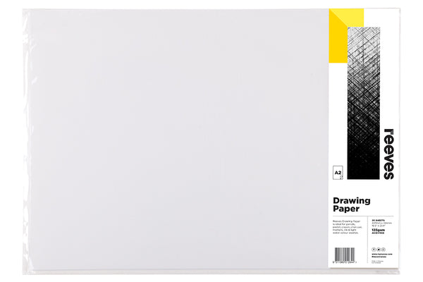 Reeves Drawing Paper Packs 135 Gsm 20 Sheet#Size_A2