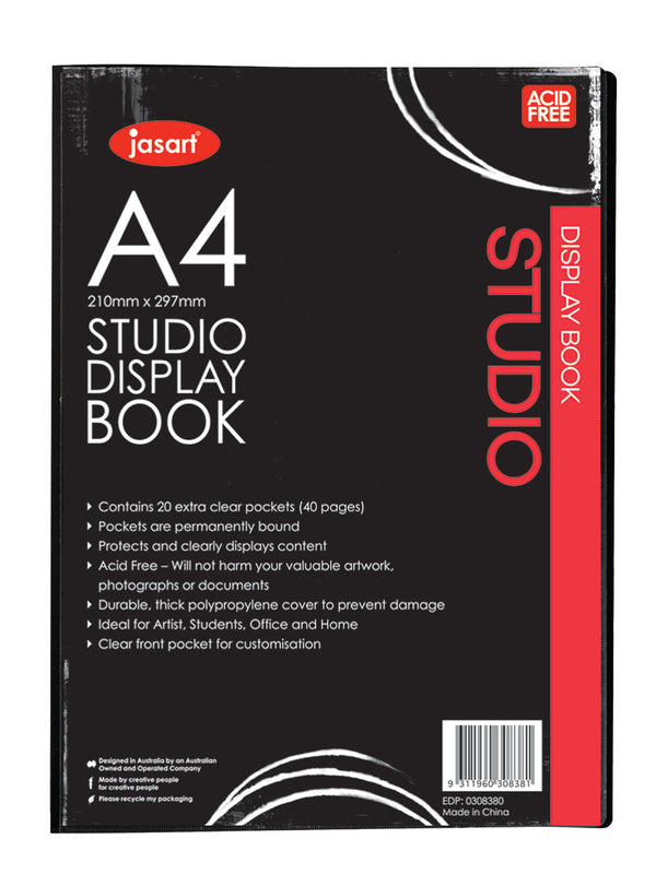 Jasart Studio Display Book#Size_A4