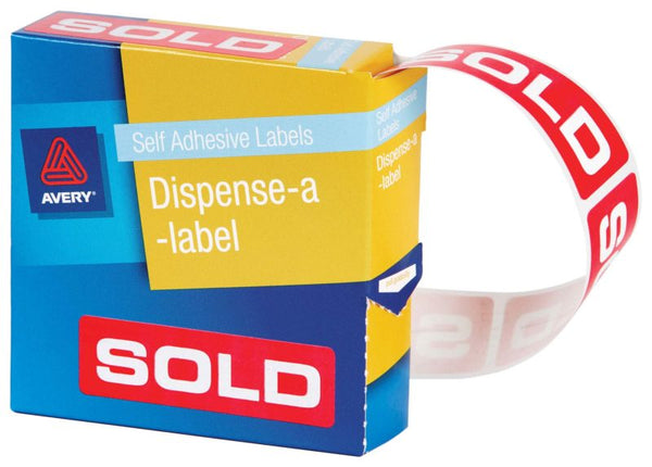 avery self adhesive label dmr1964sd sold dispenser 250 pack