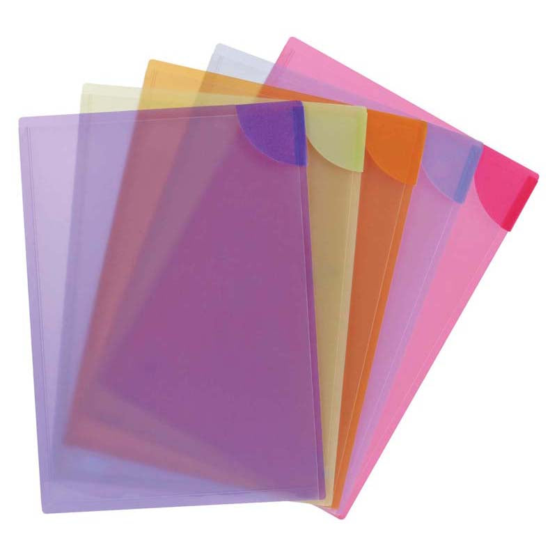 Avery Colour Lock Files A4 Assorted Pack Of 5