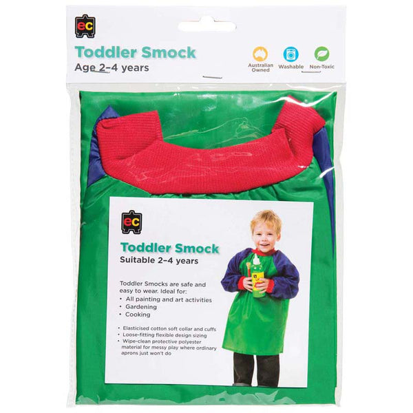 ec smock toddler 2-4 year green and blue#Colour_GREEN & BLUE