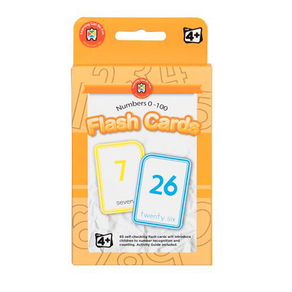 Learning Can Be Fun Flashcards Numbers 0-100 Pack Of 63