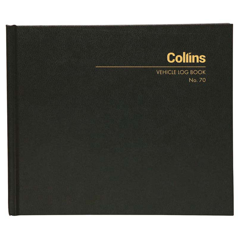 Collins Vehicle Log Book No.70 65 Leaf 136x163mm