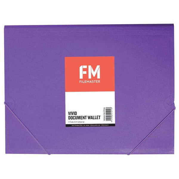 fm document wallet polypropylene vivid size a4#Colour_PURPLE PASSION