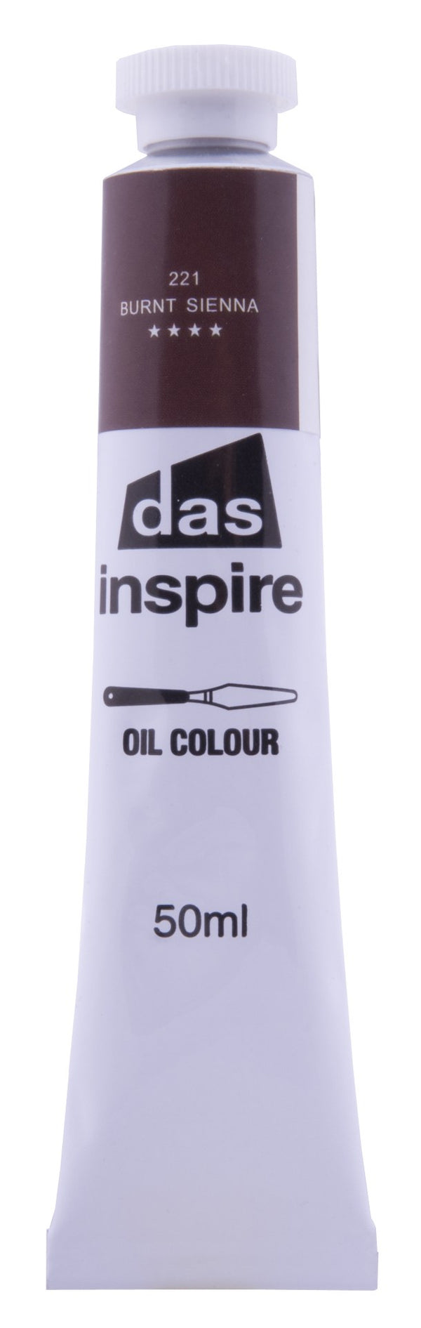 Das Inspire Oil Paint 50ml#colour_BURNT SIENNA