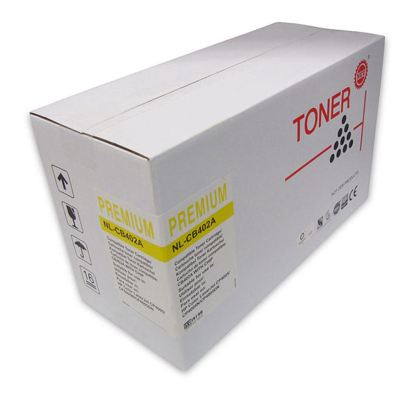 icon remanufactured hp cb402a yellow toner cartridge