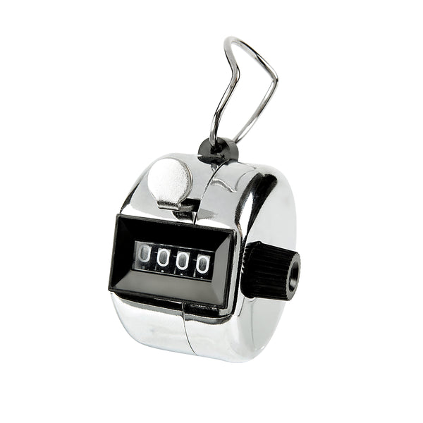 rexel® id 4 digit hand tally counter silver