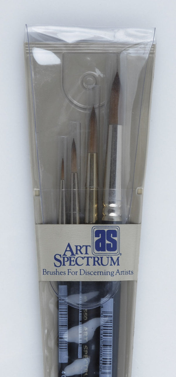 Art Spectrum Short Handled Art Brush Wallet Set - Pack Of 4