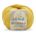 Sesia Bio 5 Organic Yarn 4ply#Colour_SUNFLOWER YELLOW (1352)