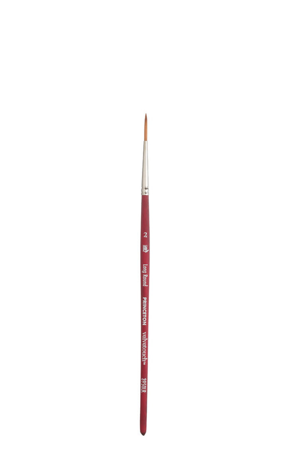 Princeton Velvetouch Synthetic Long Round Brushes#Size_2