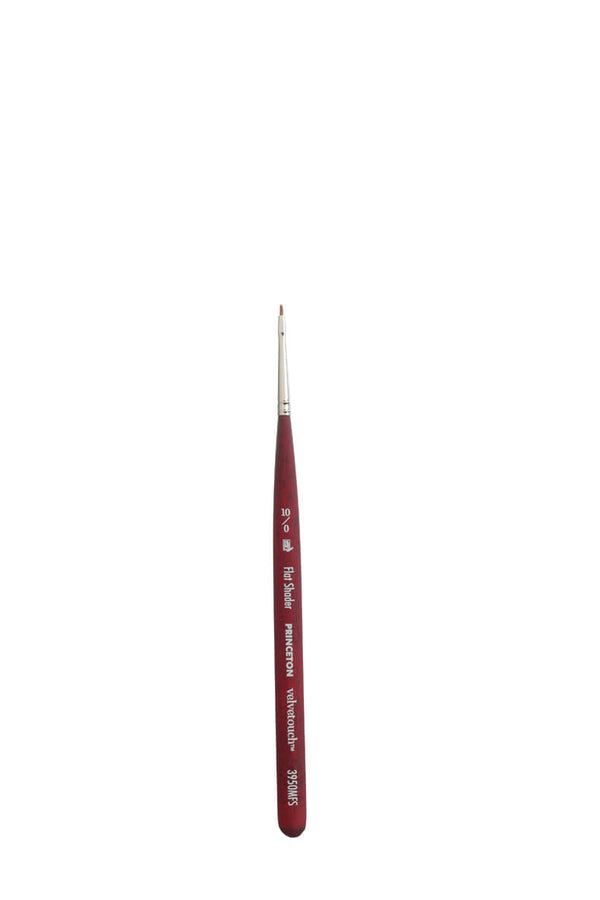 Princeton Velvetouch Synthetic Mini Flat Shader Brush#Size_10/0