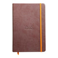 Clairefontaine Rhodiarama Hardcover Notebook A5 Blank#Colour_CHOCOLATE