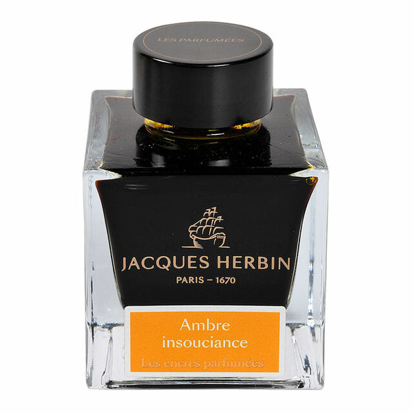 Jacques Herbin Scented Ink 50ml#Colour_Ambre Insouciance