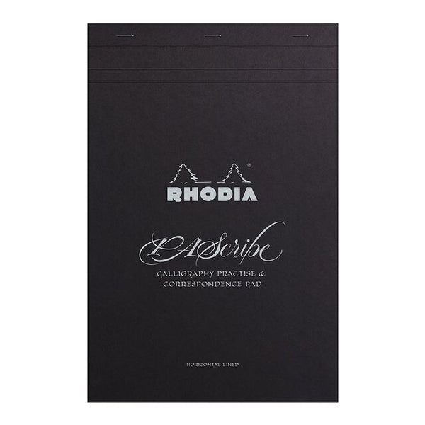 Rhodia Pascribe Calligraphy Carb'On Black Pad A4+ Lined