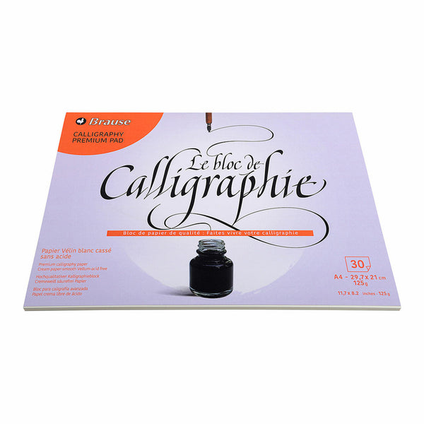 Brause Calligraphy Pad 30 Sheets#Size_A4