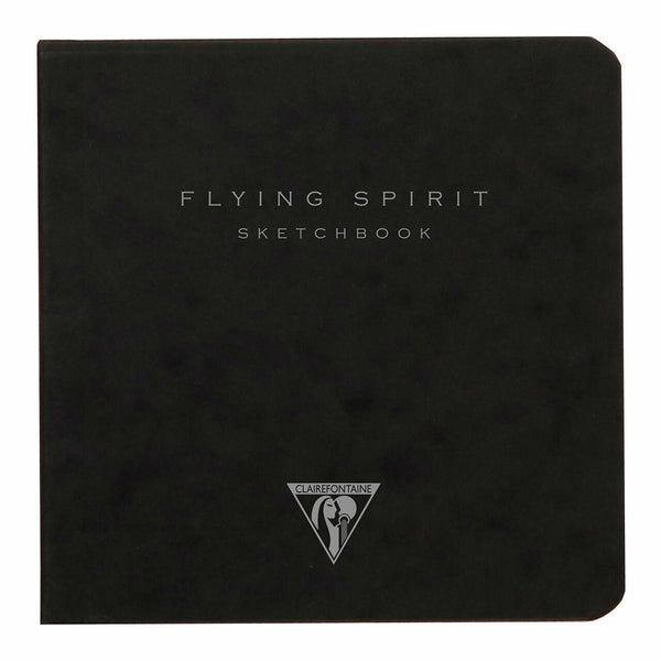 Clairefontaine Flying Spirit Sketch Book Black#Dimensions_10.5X10.5CM