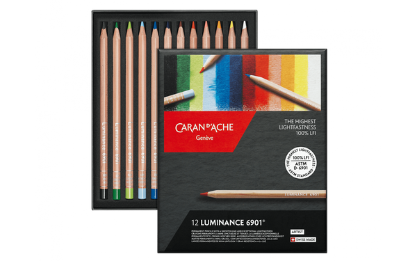 Caran D'ache Luminance 6901 Permanent Colour#pack size_PACK OF 12