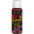 Decoart Craft Twinkles Glitter Craft Paint 59ml#Colour_Christmas Red