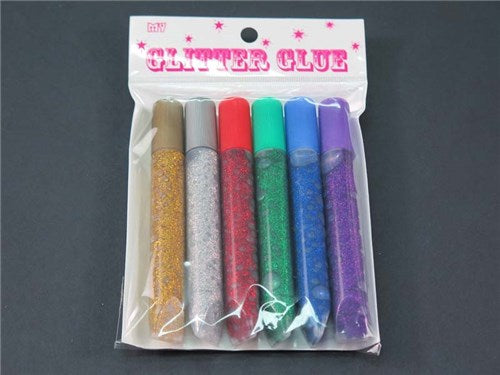 Glitter Glue Pen Set - Pack Of 6