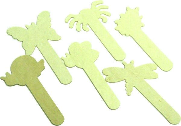 Anthony Peters Wood Craft Stick Bugs Set Of 6