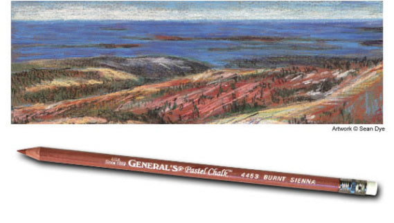 General's Pastel Chalk Pencils - Van Dyke Brown
