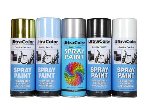 Ultracolor 250g Styrene Safe Spray#Colour_BLACK