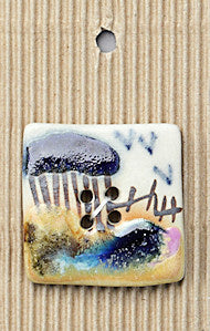 Incomparable Buttons - Large Abstract L477 - Card of 1