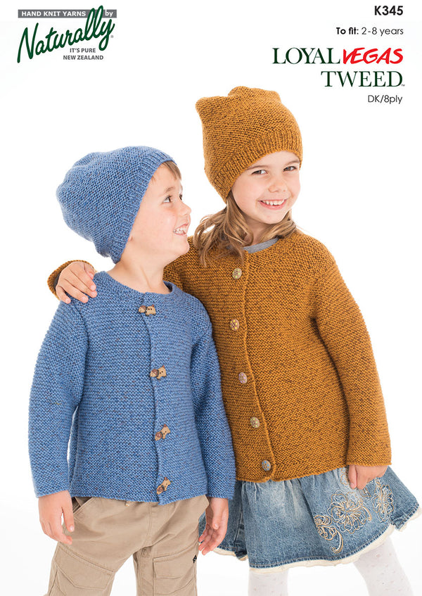 Naturally Pattern Leaflet Loyal Vegas Tweed Kids/Jacket & Hat