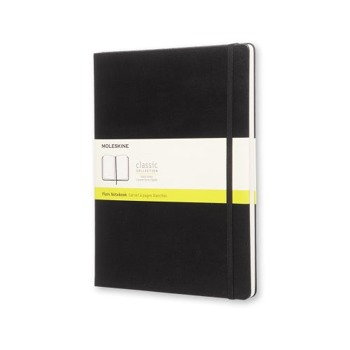moleskine notebook xtra large plain hard cover#Colour_BLACK