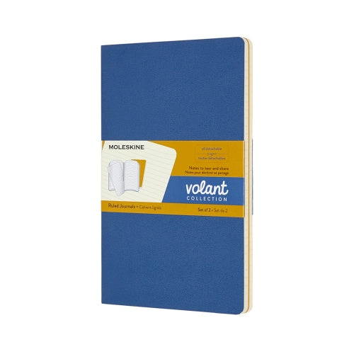 moleskine volant journals large ruled#Colour_BLUE/AMBER YELLOW