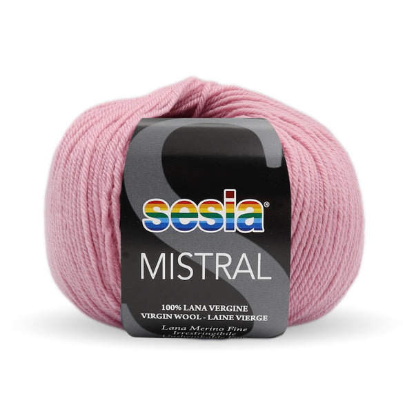 Sesia Mistral Merino Yarn 4ply#Colour_ADULT PINK (410)