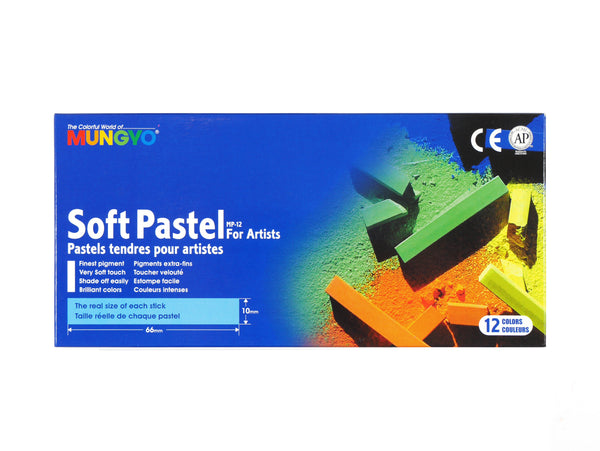 Mungyo Artist Soft Art Pastels Set#Pack Size_PACK OF 12