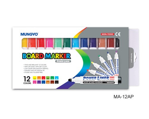 Mungyo Whiteboard Marker - Set Of 12#Size_ROUND