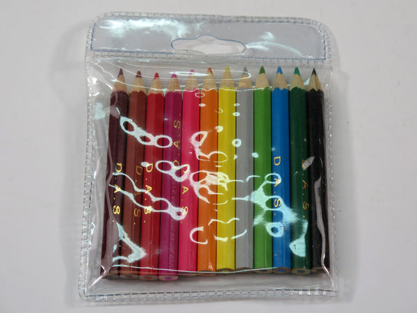 Das 1/2 Size Colour Pencils#pack size_PACK OF 12