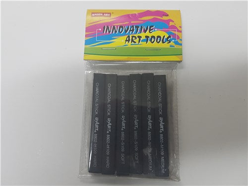 Das Compressed Charcoal Pack Of 6#Dimensions_80X10X10MM