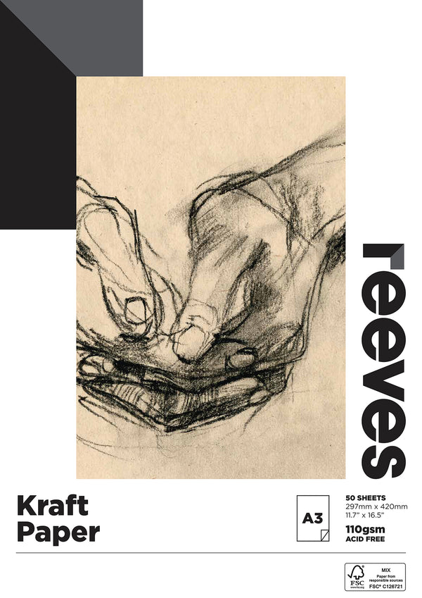 Reeves Kraft Pad 120gsm#Size_A3