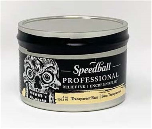 Speedball Printmaking Pro Relief Ink 16oz Transparent Base