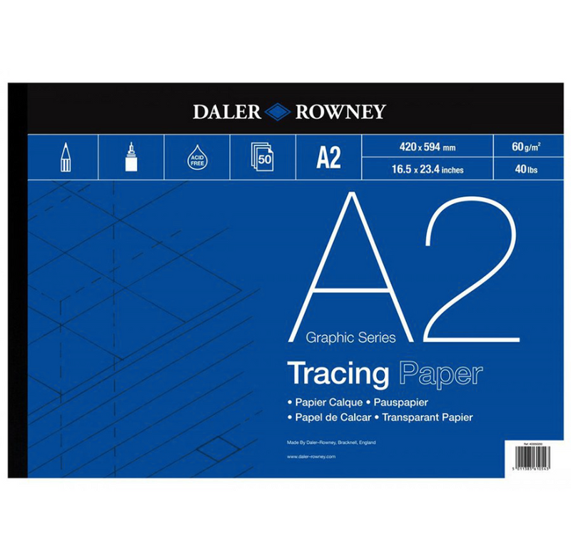 Daler Rowney Tracing Pad 60gsm Graphic Series