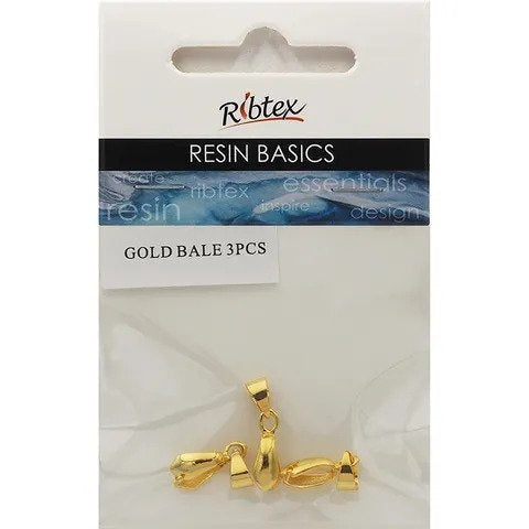 Ribtex UV Resin Pendant Bale#Colour_GOLD