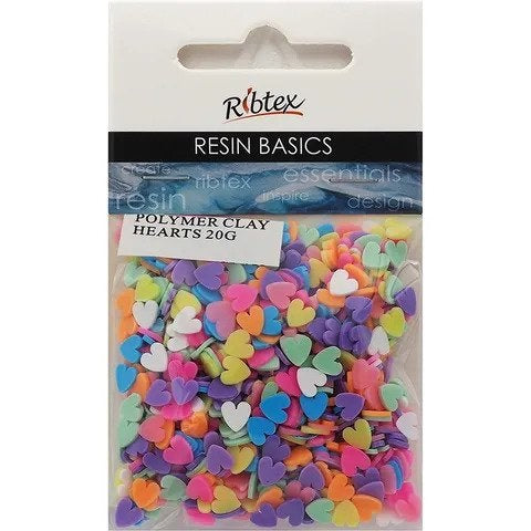 Ribtex UV Resin Polymer Clay Hearts