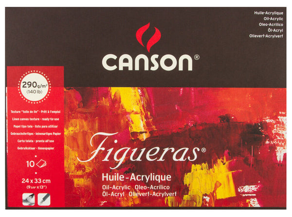 Canson Figueras 290gsm 10 Sheet Pads#Size_24X33CM