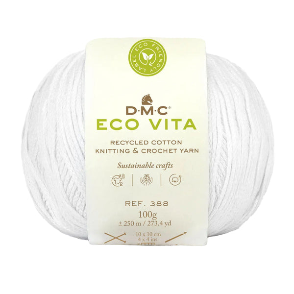 DMC Eco Vita 3mm 100g Recycled Yarn#Colour_001